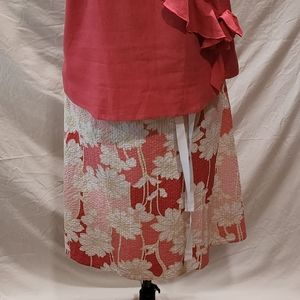 Adorable Plus Size Cotton Crinkle Skirt